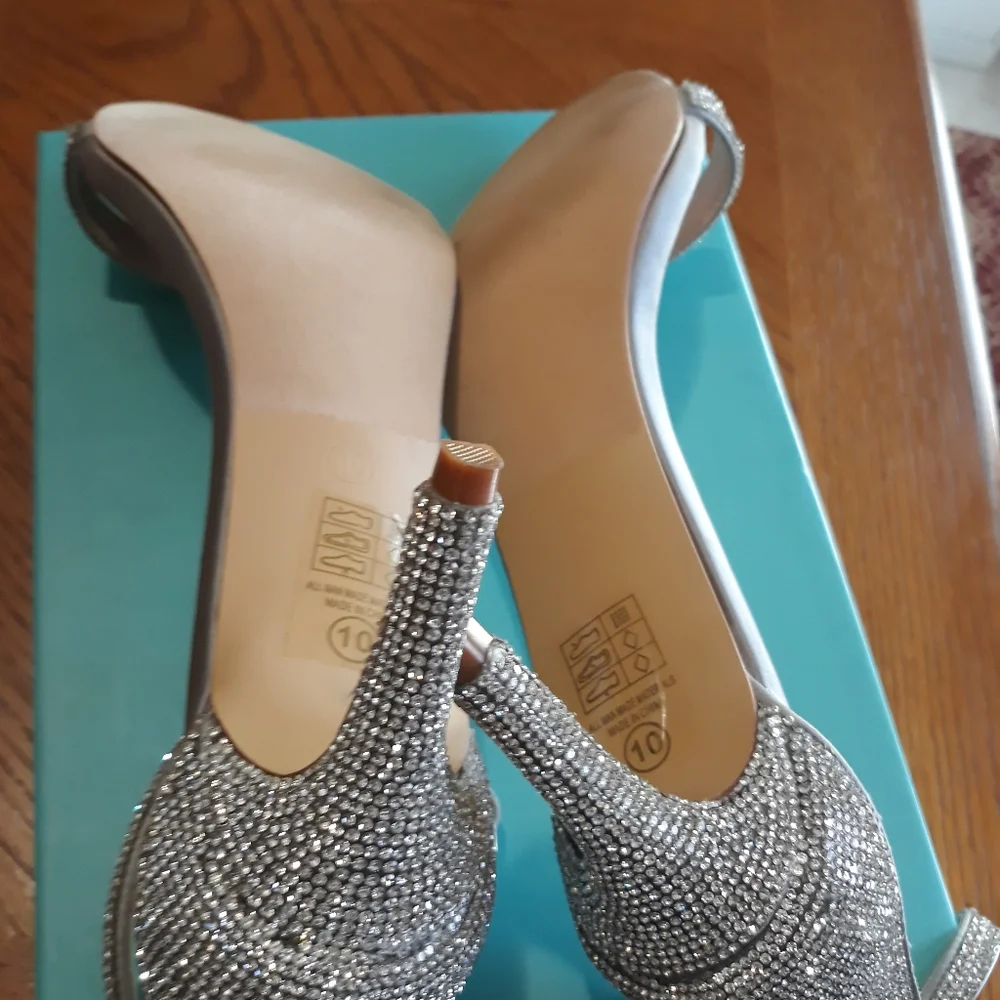 L lorraine Rhyme Stone heels - Picture 2 of 6